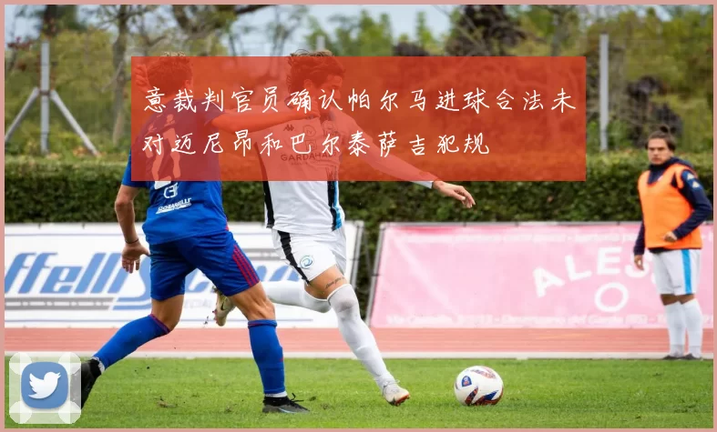意裁判官员确认帕尔马进球合法未对迈尼昂和巴尔泰萨吉犯规